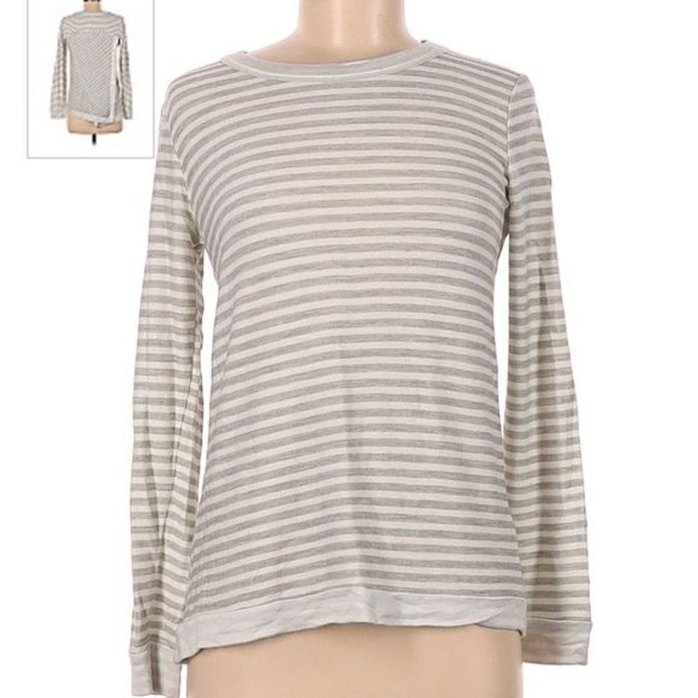 #118 LOVEAPPELLA striped long sleeve top